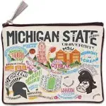 Michigan State University Collegiate Zip Pouch