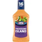 Kraft Thousand Island Dressing Bottle-8 fl oz.-9/Case