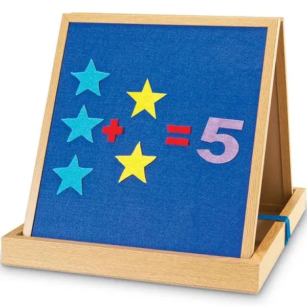 Learning Resources | Double-Sided Tabletop Easel for Kids Children Artists