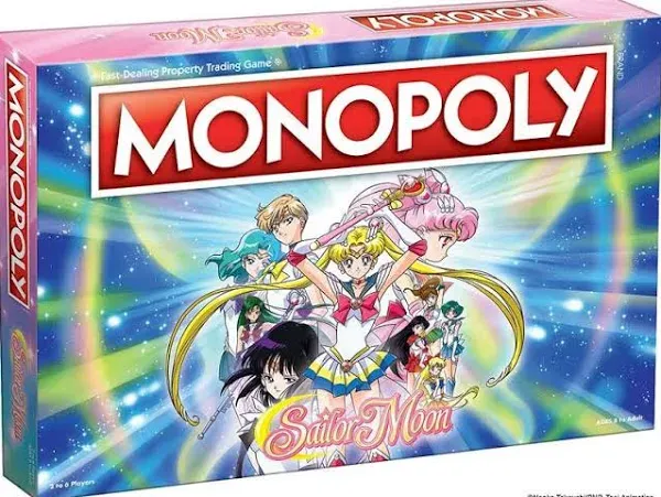 New 2018 Hasbro Sailor Moon Monopoly Board Game NEW AND SEALED