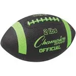 Champion Sports 2 LB Official Size Weighted Football Trainer