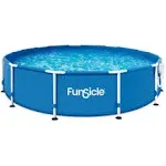 Funsicle 12' x 30" Outdoor Activity Round Frame Above Ground Swimming Pool Set