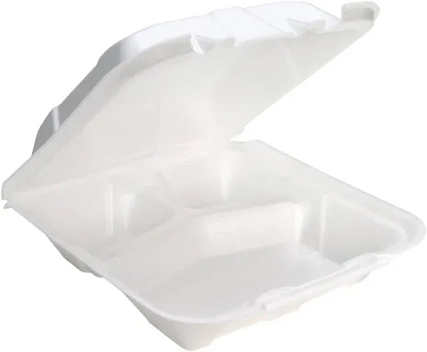 Pactiv Foam Hinged Lid Containers