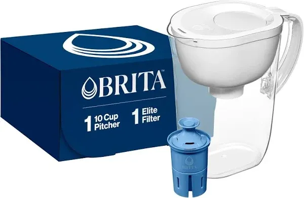 Brita Elite Water Filter Pitcher Made Without Bpa