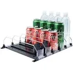 NagTour Drink Organizer for Fridge - Soda Dispenser Display with Smooth and F...