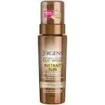 Jergens Natural Glow Instant Sun Sunless Tanning Mousse, Light Bronze, 180 mL