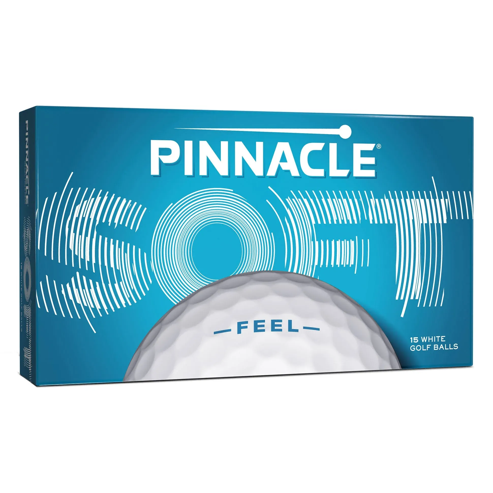 Pinnacle Soft Golf Balls 15 Pack, White