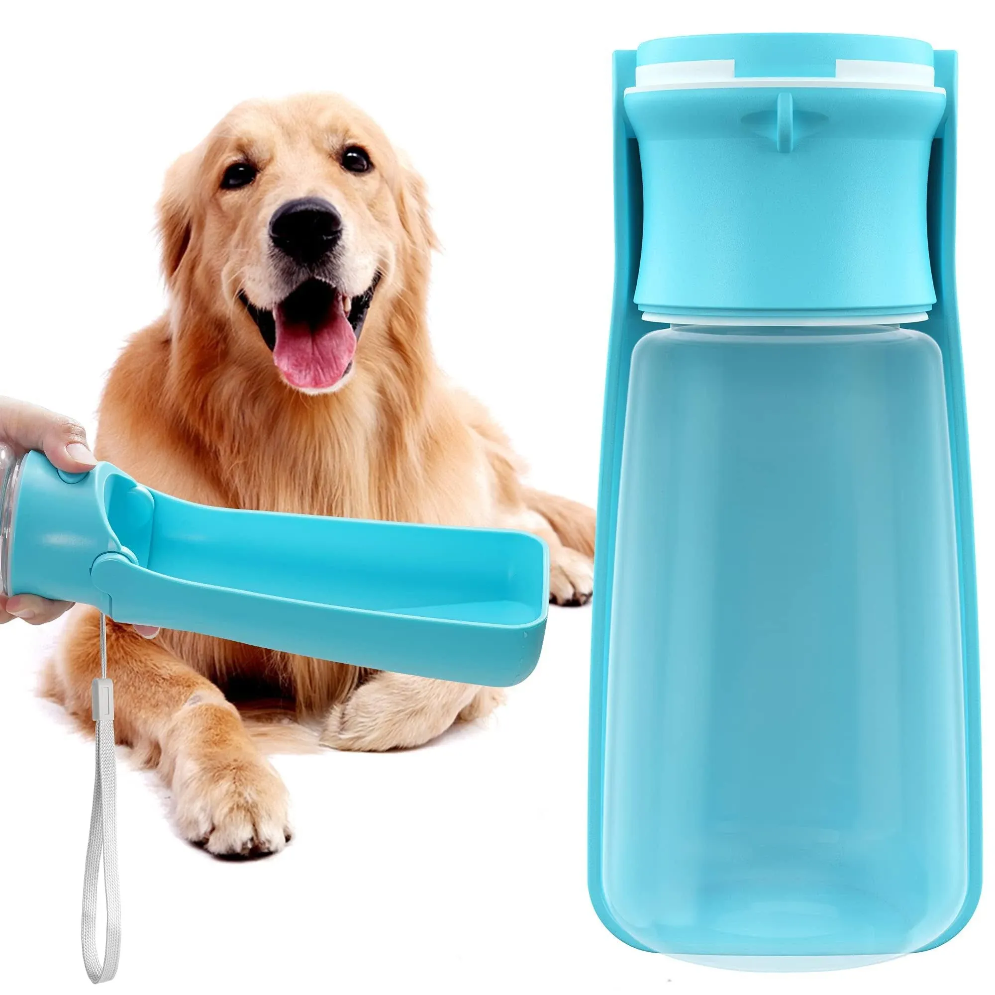 SOICTA Portable Dog Water Bottle for Walking 19 oz or 12 oz Portable Pet Water Bottles for Puppy Small Medium Large Dogs Water Dispenser Dog Water