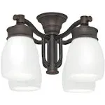 Casablanca Outdoor Four-Light Brushed Cocoa Fixture - 99090