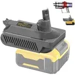 for Dewalt to for Dyson V10 Battery Adapter - for Dewalt 20V Battery Converted to Replace for Dyson V10, 25.2V Battery, Work with V10 Animal Absolute Fluffy Motorhead Allergy Vacuum Cleaners