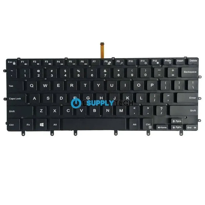 US Backlit Keyboard For Dell Precision 5510 5520 5530 Laptops GDT9F