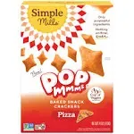 Simple Mills Pop Mmms Baked Snack Crackers Pizza - 4 oz