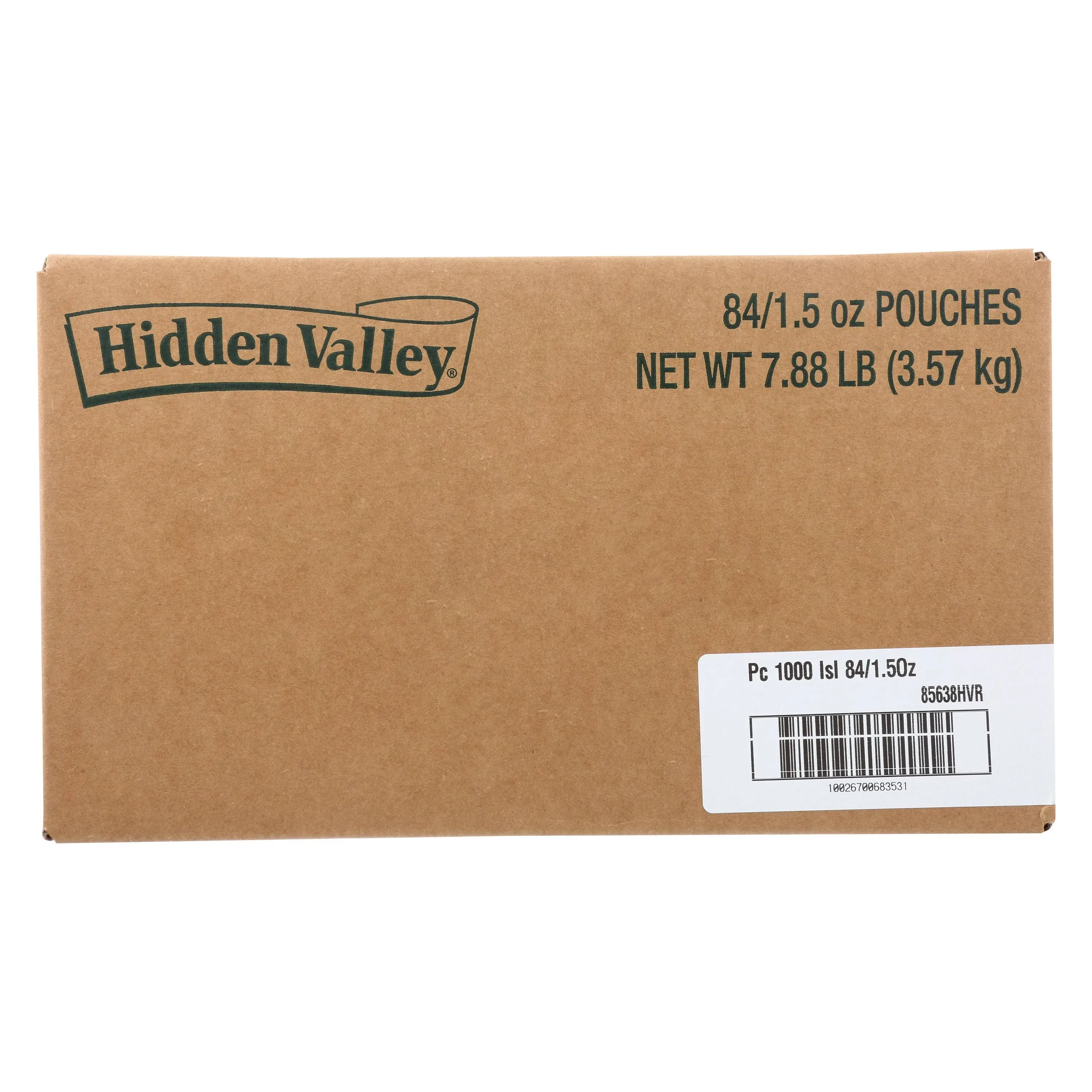 Hidden Valley Thousand Island Portion Pack Dressing -- 84 Case 1.5 Ounce