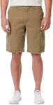 Unionbay Mens Flex Waist Lightweight Cargo Shorts Tan / 34