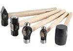 Titan 85070 5 Pc. Hickory Wood Handle Hammer Set