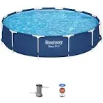 Bestway Steel Pro 10'x30" Round Above Ground Swimming Pool Set with Filter Pump