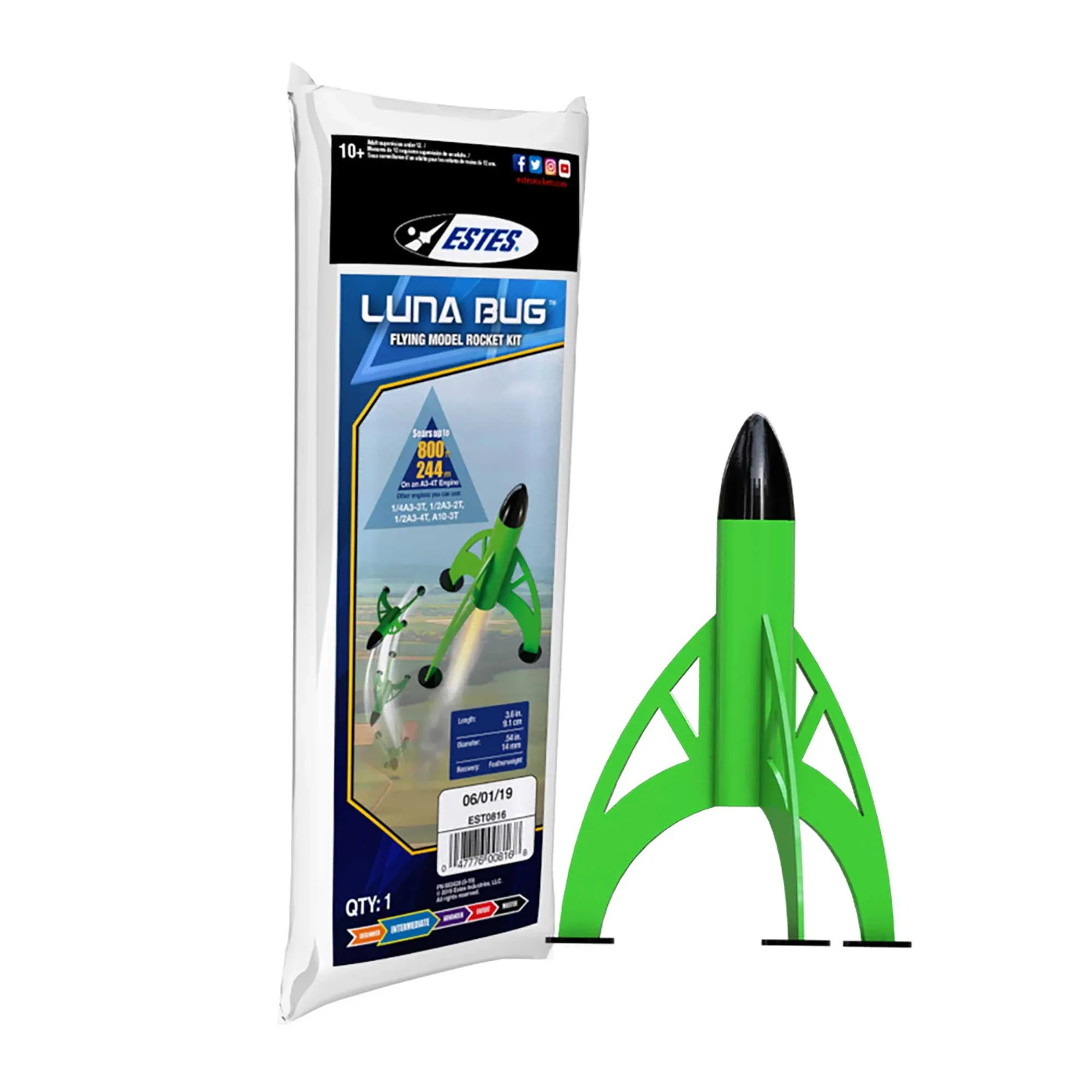 Estes Luna Bug Hobby Rocket Kits