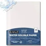 Water Soluble Dissolving Paper (8.5 x 11 in, 30 Sheets)