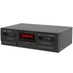 Pyle Pro PT639D Stereo Dual Cassette Deck with Digital Noise Reduction