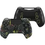 eXtremeRate Blood Zombie Decade Tournament Controller (DTC) Upgrade Kit for PS4 Controller JDM-040/050/055, Upgrade Board & Ergonomic Shell & Back Buttons & Trigger Stops - Controller NOT Included