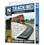 Woodland Scenics 1475 Track-Bed Roadbed Material -- Continuous Roll - 24'  7.3m - N Scale N Scale