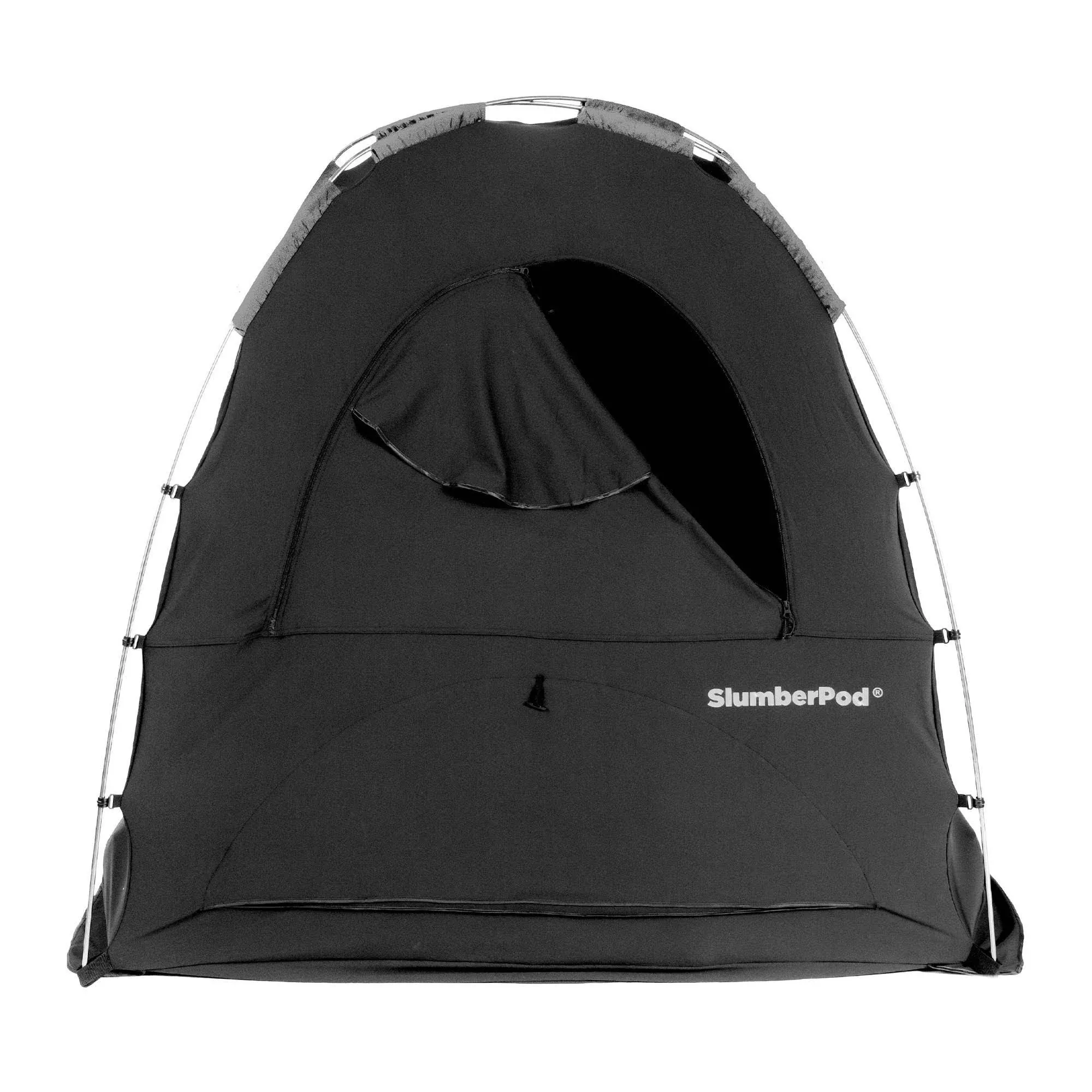 SlumberPod Portable Privacy Pod Blackout with Fan - Black