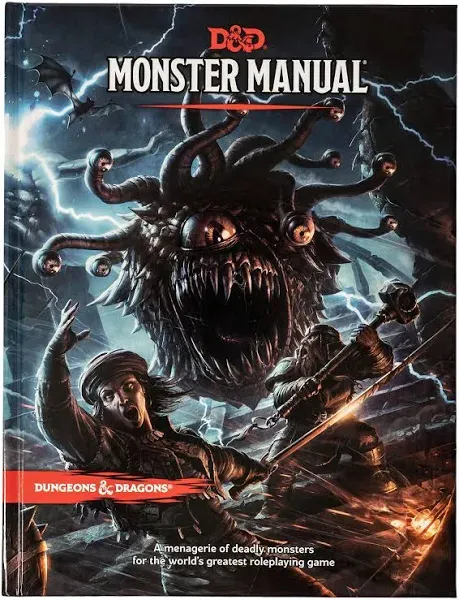 D&amp;D 5E Dungeons and Dragons Monster Manuel Hard Cover NEW