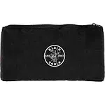 Klein Tools VDV770-500 Nylon Zipper Pouch, Divided Black Tool Bag, Various Use Including Klein Tools Tone and Probe Kit Cat. No. VDV500-820