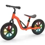 Chillafish Charlie Lightweight Toddler Balance Bike, Balance Trainer for Children 18-48 Months, Learn to Ride with 10-Inch No-Puncture Tires, Adjustable Seat and Carry Handle with Option Glow Wheels