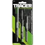 Tracer Deep Pencil Marker - Replacement Lead (6 Pack) - Site Holsters - All in One Marking Kit - Built for Construction Amk1