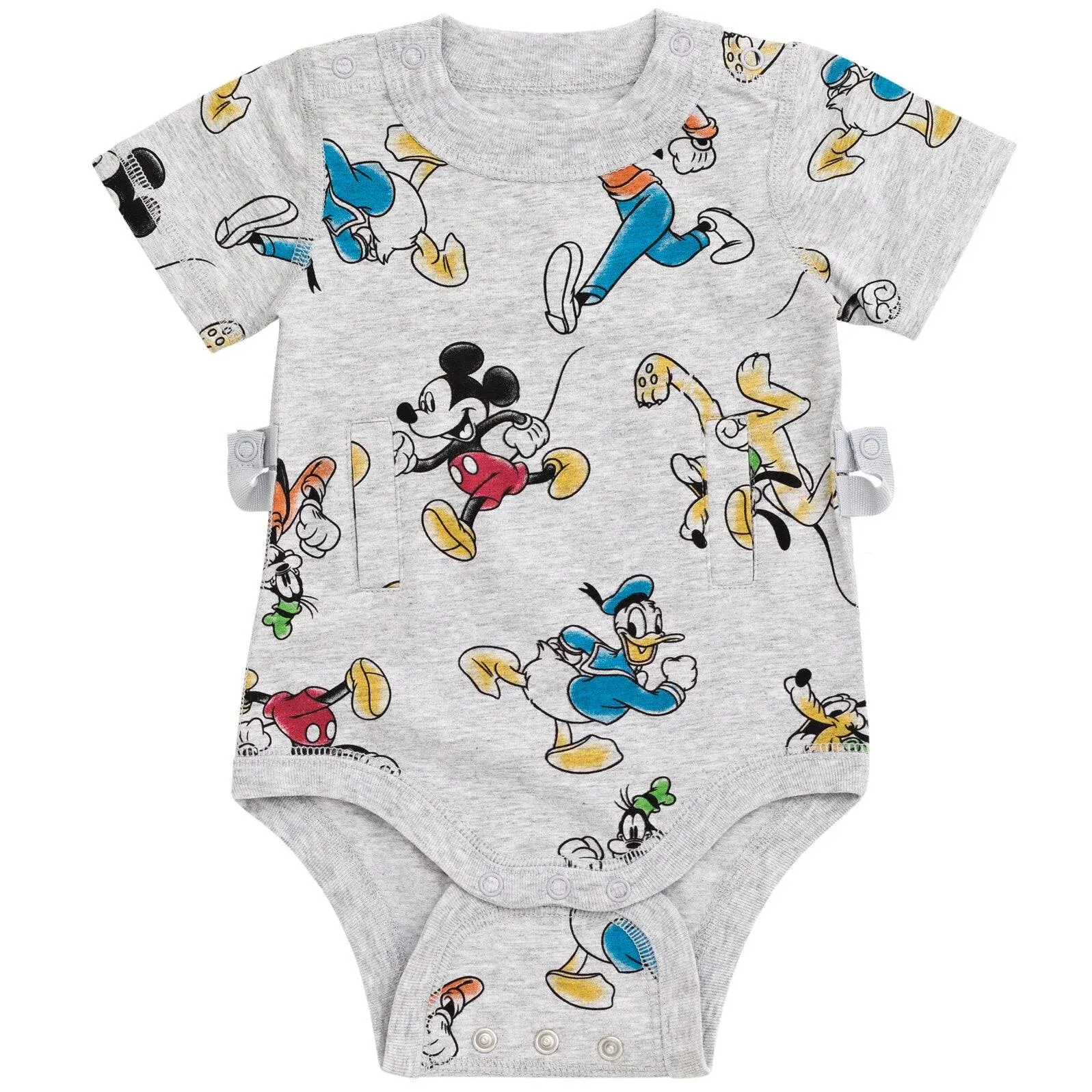 Disney G-Tube Adaptive Baby Bodysuit Mickey Mouse Lion King Winnie The Pooh ...