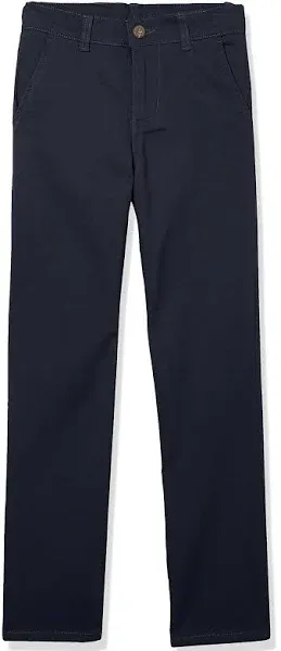 Boys Izod Uniform Flat Front Pants