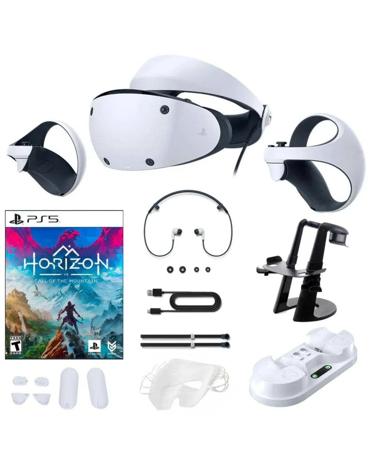 PlayStation VR2 Horizon Call of The Mountain with Accessories Bundle