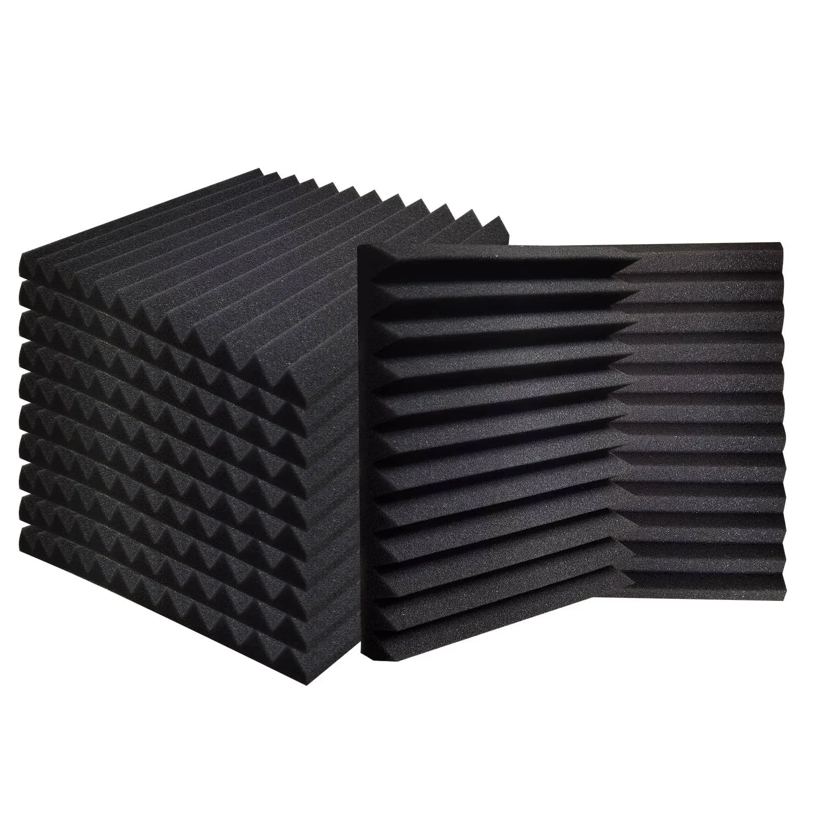 Ikaufen 48 Pack Acoustic Foam Panels, 2&#034; X 12&#034; X 12&#034; Studio Foam 48 Pack-2