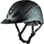 TROXEL REBEL TURQUOISE ROSE M LOW PROFILE HORSE RIDING HELMET SureFit Pro 