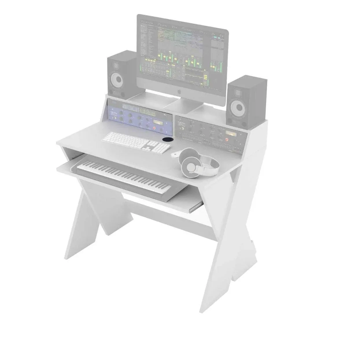 Glorious Sound Desk Compact Studio Workstation / White