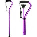 Walking Cane for Men &amp; Women Adjustable Cane with Offset Soft Cushioned Handl...