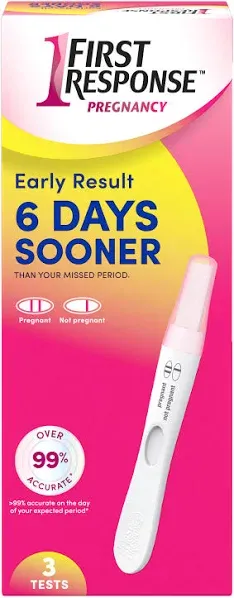 First Response Early Result Pregnancy Test 2 Test Kit ^