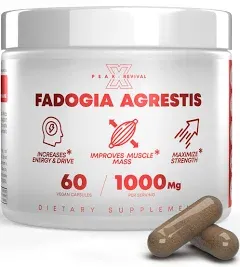 Peak Revival-X Fadogia Agrestis 1000mg Per Serving Supplement