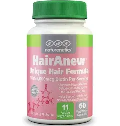 Naturenetics HairAnew Hair Growth Vitamins for Women &amp; Men - Hair Vitamins Fo...