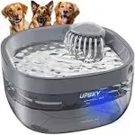 UPSKY 1.8Gal/7L Pet Automatic Water Fountain Big Dog Cat Drinking Bowl Dispenser