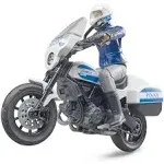 Bruder 62731 bworld Scrambler Ducati Police Motorbike w Policeman