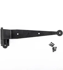 Black Offset Strap Lift Off Pintle Hinge 2" L Wrought Iron Renovators Supply - Hinges - by Homesquare | Houzz