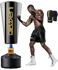 LEKÄRO Punching Bag 70" with Boxing Gloves Heavy Boxing Bag with Stand for Adult Teens