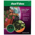 Rain Bird PATIOKIT Drip Irrigation Patio Watering Kit, Connects to Faucet, 1/4" Drip Tubing,Black