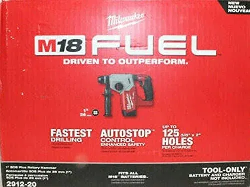 Milwaukee M18 FUEL Rotary Hammer SDS Plus 2912-20