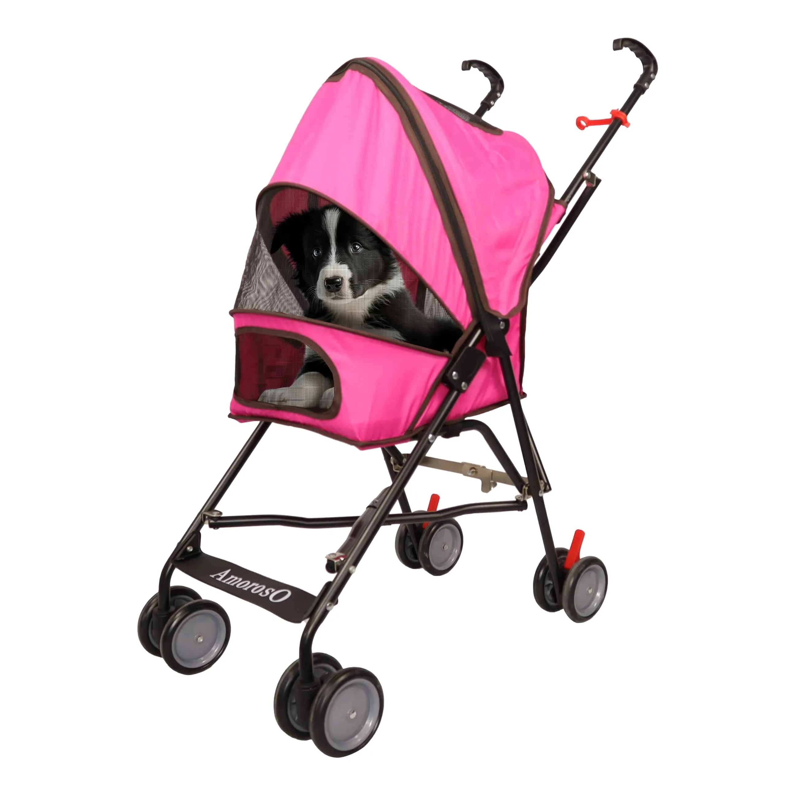 Amoroso Umbrella Pet Stroller Pink