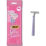 BIC Silky Touch Women's 2 Blade Disposable Razor, Assorted - 10 pack