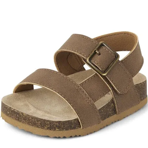 Baby Boys Buckle Sandals - Tan