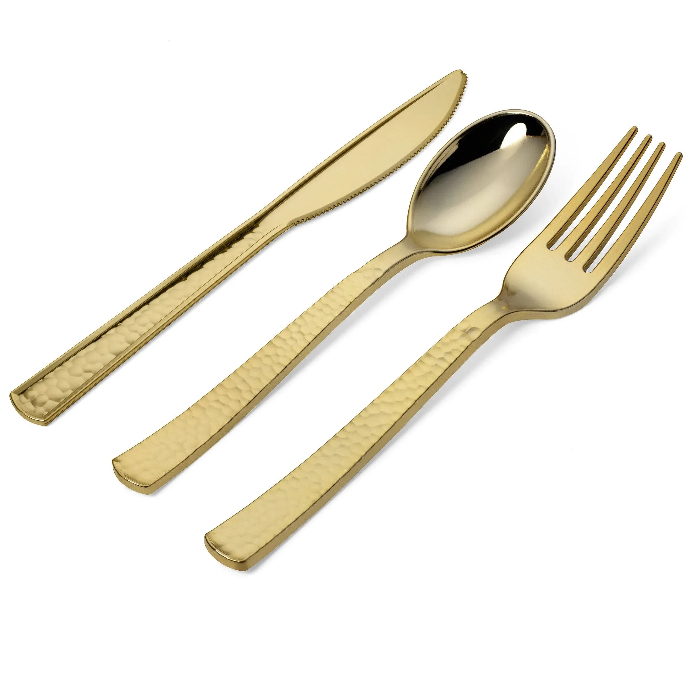 Perfect Settings Gold Disposable Cutlery Set